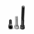 Asmc Industrial No.10-24 x 0.38 in. - FT Coarse Thread Socket Head Cap Screw, Alloy Steel - Zinc Plated, 2500PK 0000-105735-2500